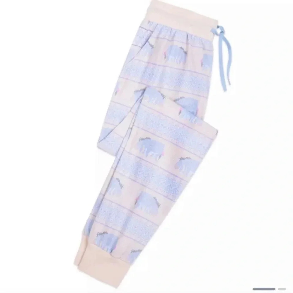 Disney Eeyore pink/blue Lounge PJ jogger Pants